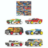 HOT WHEELS STREET RACER KIT CAR ALL 6 x MODEL SET PULL BACK BNIB POP OUT PLASTIC