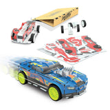 HOT WHEELS STREET RACER KIT CAR ALL 6 x MODEL SET PULL BACK BNIB POP OUT PLASTIC