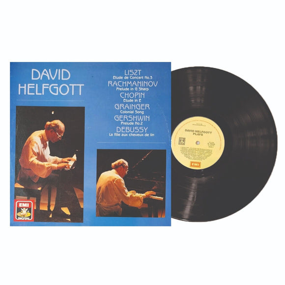 DAVID HELFGOTT (PIANO MOVIE) LISZT - RACHMANINOV - CHOPIN 1990 VINYL RECORD RARE