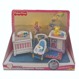 Fisher Price Loving Family Sparkling Symphony Nursery 2000 MIB Lights up & Music