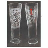 Peroni Australian Open Tennis 2 x Signature Beer Glasses 625ml + Frescobol SET