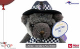 CONSTABLE T BEAR 2002 West Australian Police Woman Grey Blue 30x20cm BNWT MINT