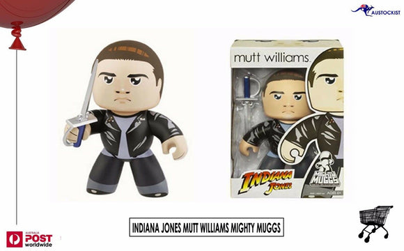 Indiana Jones Mutt Williams Vinyl Figure + Sword Mighty Muggs 4 inches BNIB