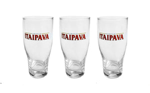 IAIPAVA BEER 3 x 1/2 PINTS GLASSES  350ml BNWOB MAN CAVE BRAZIL PARTY BREW