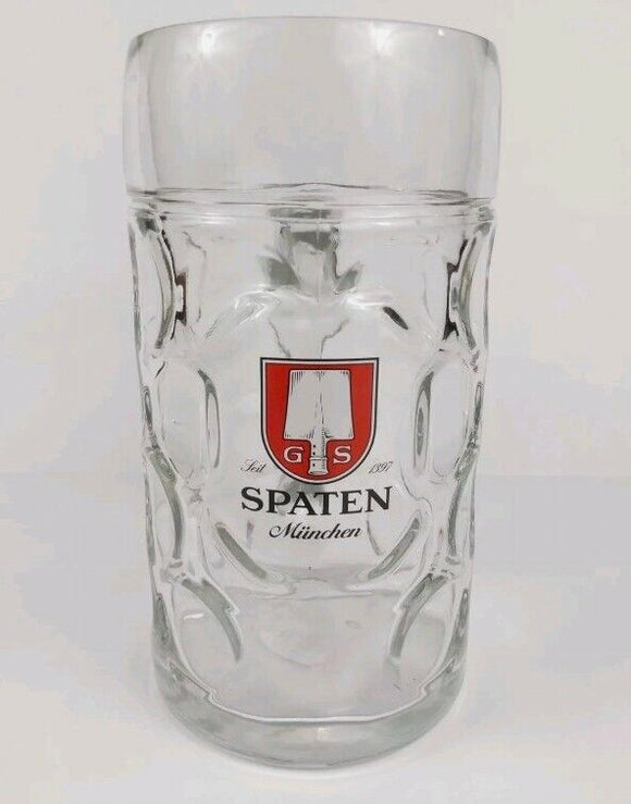 Spaten 1 x 1.325 Litre Beer Steins Masskrug MAN CAVE BNWOB GERMANY