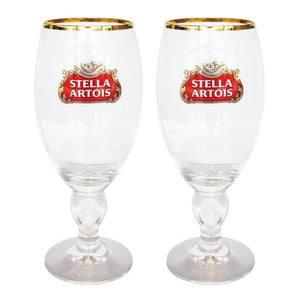 Stella Artois ICON Beer Chalice Glasses 2 x 420/330ml  BNWOB Man cave