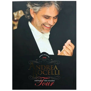 ANDRE BOCELLI AUSTRALIAN/NZ TOUR PROGRAM 2009 MINT CON' OPERA ITALIA MUSIC